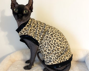 Chemise chat Sphynx Vêtements pour chat Sphynx Vêtements pour chat nu Pull chat Sphynx Pull chat Sphynx Chemise Sphynx Chemise chat nu Chemise bambino