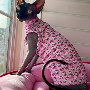 Sphynx Cat Shirt  Sphynx Cat Clothes Hairless Cat Clothes Sphynx Cat Jumper Sphynx Cat Sweater Sphynx Shirt Hairless Cat Shirt