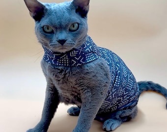 Sphynx Cat Clothes – One Arm Hole Hairless Cat Shirt | Handmade Cat Apparel