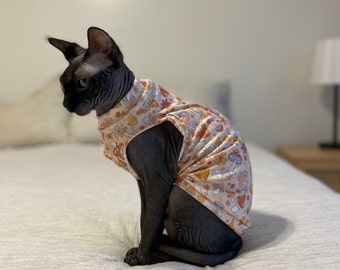 Chemise chat Sphynx Vêtements pour chat Sphynx Vêtements pour chat nu Pull chat Sphynx Pull chat Sphynx Chemise Sphynx Chemise chat nu Chemise bambino