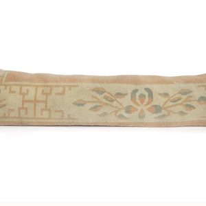 Extra Long Cushion Cover ,12x48 inch -30x120 cm King Size Kilim Pillow Cover, Unique Lumbar,Kilim Bedding Pillow, Blue Lumbar Pillow