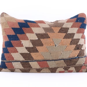 Poduszka dekoracyjna, poduszka na turecki dywan, poduszka na sofę, poszewka na poduszkę kilim, mała poduszka lędźwiowa, poduszka 16x24, poszewka na poduszkę na kanapę