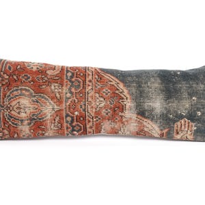 Lumbar Pillow Cover, Rug Lumbar Pillow Cover, Extra Long Lumbar Pillow Cover, Decorative Lumbar Pillow, Vintage Lumbar Pillow,Turkish Pillow