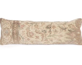 Long Pillow For Bed, Extra Long Pillow, Lumbar Throw Pillow, Boho Pillow For Bed, Body Pillow Cover, Long Lumbar Pillow, Ottoman Pillow