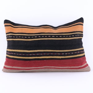 Vintage Kilim Pillow,Home Decor,Handwoven Turkish Pillow,Moroccan Pillow,Decorative Throw Pillow, Kilim Cushion Cover,Jute Pillow