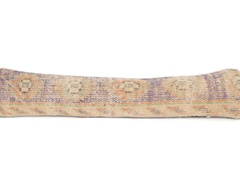 Boho Lumbar Pillow, Long Pillow Case, Bed Pillow, Decorative Pillow, Rug Pillow, Anatolian Pillow, Unique Pillow, Turkish Pillow Rug Cover