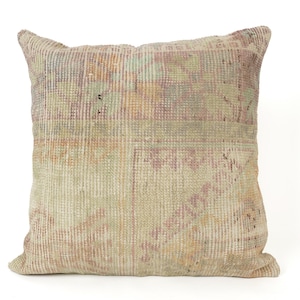 Kilim Cushion Cover, Handmade Pillow, Turkish Rug Pillow, Decorative Pillow, Sofa Pillow, Couch Pillow, 24x24 Pillow Case