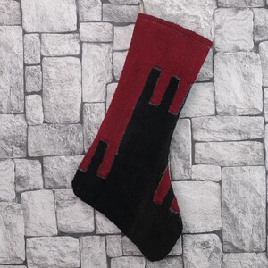 Custom Christmas Gift, Snowman Santa Stockings, Lovely Traditional Kilim Stocking, Decorative Stocking, Fireplace Decor Santa Socks