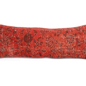 Long Pillow For Bed, Extra Long Pillow, Lumbar Throw Pillow, Boho Pillow For Bed, Body Pillow Cover, Long Lumbar Pillow, Ottoman Pillow