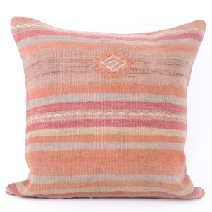 Cuscino decorativo, cuscino tappeto turco, cuscino divano, federa cuscino kilim, piccolo cuscino lombare, cuscino 16x16, federa cuscino divano