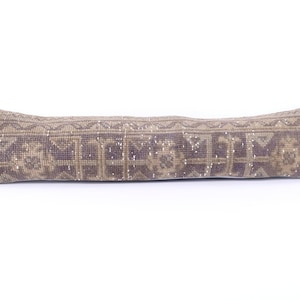 Lumbar Pillow Cover, Rug Lumbar Pillow Cover, Extra Long Lumbar Pillow Cover, Decorative Lumbar Pillow, Vintage Lumbar Pillow,Turkish Pillow