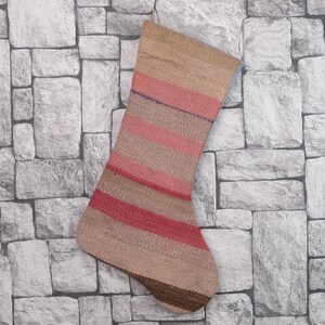 Custom Christmas Gift, Snowman Santa Stockings, Lovely Traditional Kilim Stocking, Decorative Stocking, Fireplace Decor Santa Socks