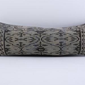Long Pillow For Bed, Extra Long Pillow, Lumbar Throw Pillow, Boho Pillow For Bed, Body Pillow Cover, Long Lumbar Pillow, Ottoman Pillow