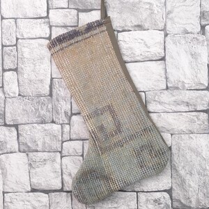 Custom Christmas Gift, Snowman Santa Stockings, Lovely Traditional Kilim Stocking, Decorative Stocking, Fireplace Decor Santa Socks