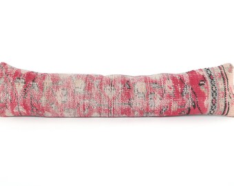 Boho Lumbar Pillow, Long Pillow Case, Bed Pillow, Decorative Pillow, Rug Pillow, Anatolian Pillow, Unique Pillow, Turkish Pillow Rug Cover