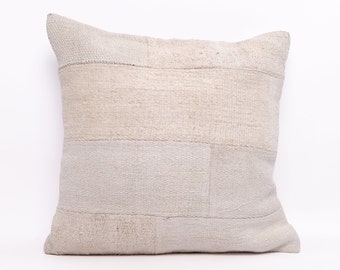 Cuscino neutro, cuscino con tappeto turco, cuscino tessuto a mano con texture, federa per cuscino 20x20, cuscino decorativo, federa per cuscino