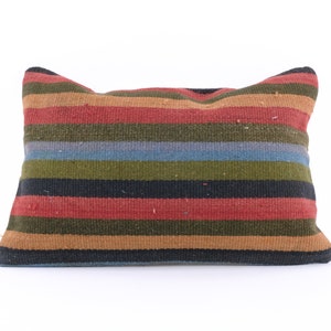 Poduszka dekoracyjna, poduszka na turecki dywan, poduszka na sofę, poszewka na poduszkę kilim, mała poduszka lędźwiowa, poduszka 16x24, poszewka na poduszkę na kanapę