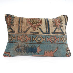 Kilim Pillow Cover, Turkish Moroccan Persian Bohemian Southwestern Kilim Rug Pillow Cover, Cushion Cover 12x12 14x14 16x16 18x18 20x20 24x24