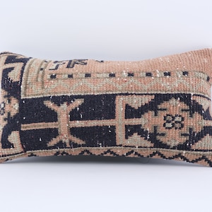 Turkish Rug Pillow, Handmade Pillow, Kilim Pillow Cover, Cushion Cover, Sofa Pillow, 12x24 Pillow, Couch Pillow, Pillow Case