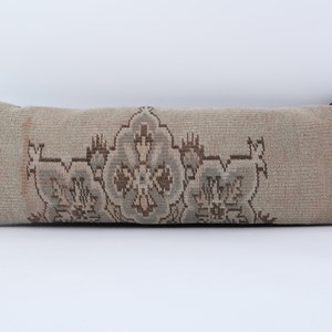 Boho Lumbar Pillow, Long Pillow Case, Bed Pillow, Decorative Pillow, Rug Pillow, Anatolian Pillow, Unique Pillow, Turkish Pillow Rug Cover