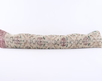 Boho Lumbar Pillow, Long Pillow Case, Bed Pillow, Decorative Pillow, Rug Pillow, Anatolian Pillow, Unique Pillow, Turkish Pillow Rug Cover