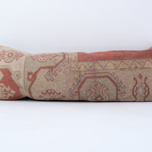 Long Pillow For Bed, Extra Long Pillow, Lumbar Throw Pillow, Boho Pillow For Bed, Body Pillow Cover, Long Lumbar Pillow, Ottoman Pillow