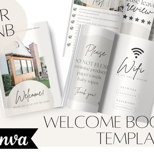 Airbnb Welcome Book Airbnb Guest Book Airbnb Sign Airbnb Editable Template Airbnb Host Bundle Welcome Packet For Airbnb