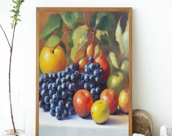 Obstkunst: Digitale Fotografie mit Ölgemälde-Effekt