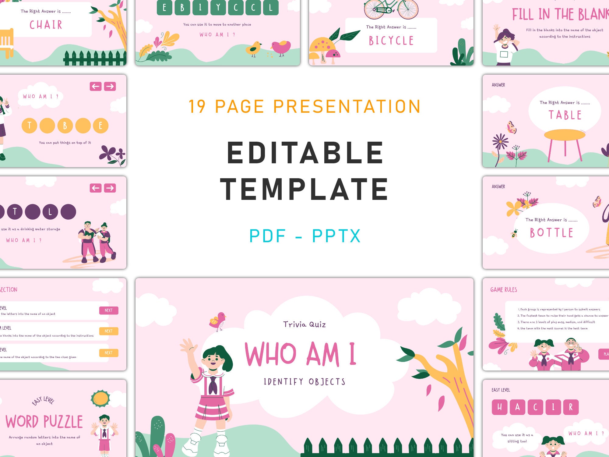 Free to customize About Me presentation templates