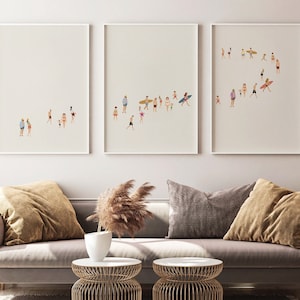 Summer Print, Wall Art Set, Set of 3 Prints, Set of Prints, Minimalist Prints, Beach Wall Art, Neutral Wall Art