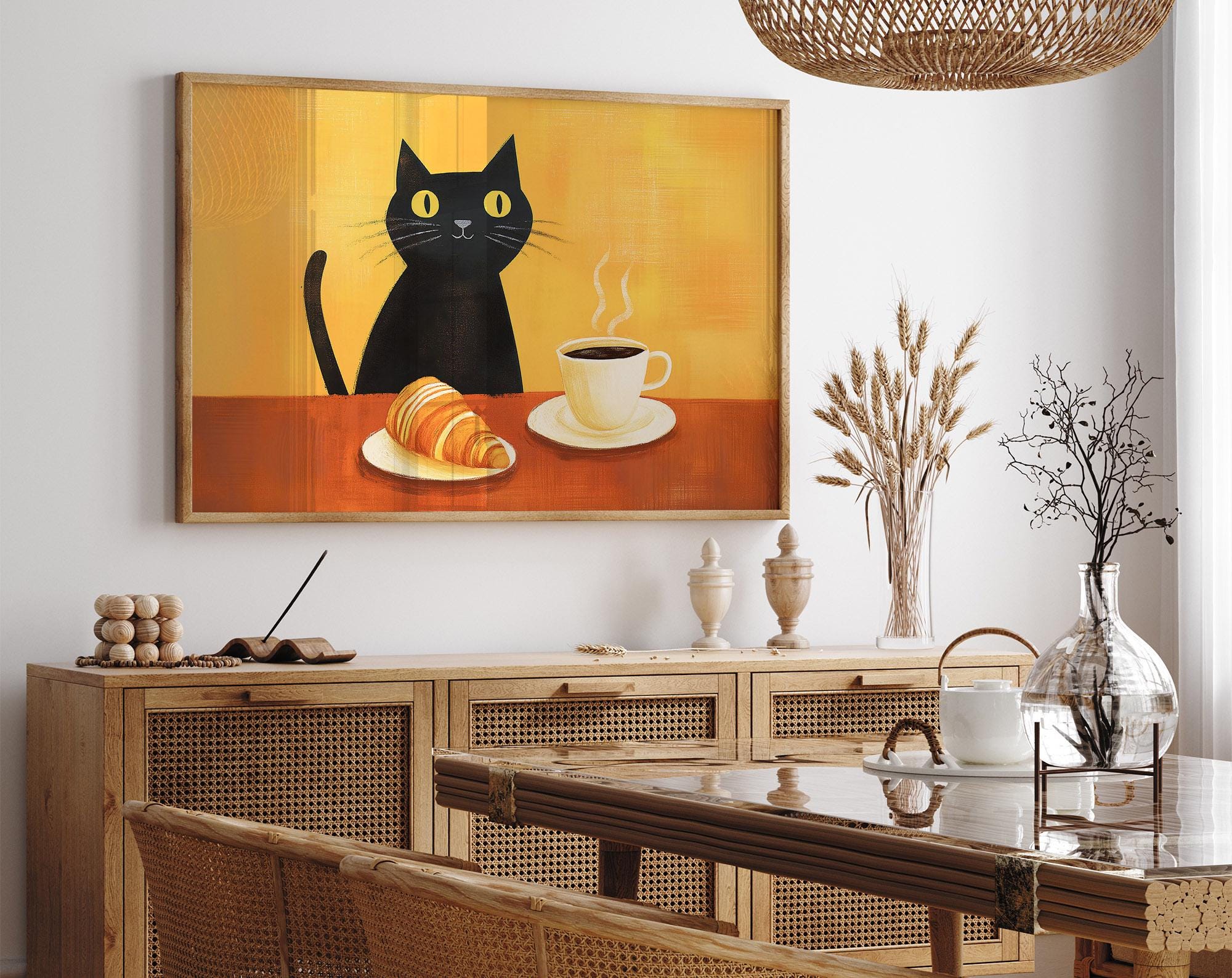 Targa Decorativa Gatto Nero Su Libri - Metallo Vintage 20x30 Cm, Per Parete, Ideale Per Casa, Caffè, Regalo - Foto 9