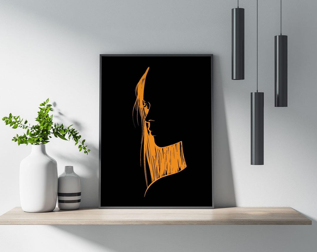 Female Face Backlight Poster, Poster, Wall Art, Poster Print, Wall ...