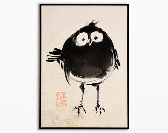 パンダの絵 / オリジナルの中国の筆水墨画 / 中国美術 / 中国絵画