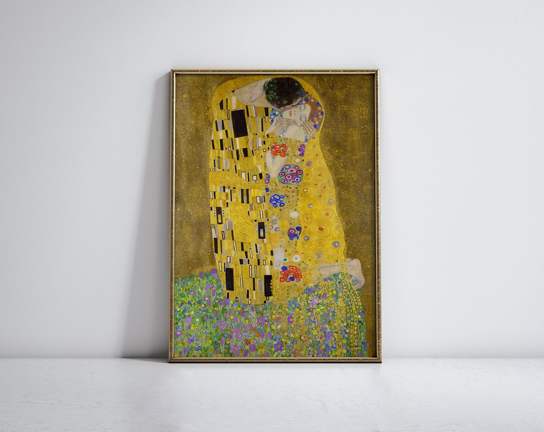 The Kiss by Gustav Klimt, Wall Art, Room Decor, Gallery Wall Prints