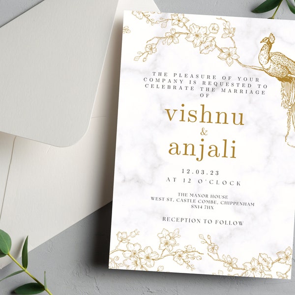 Indian Invitation - Etsy