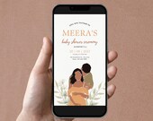 Modern Desi Baby Shower Video Invitation | Indian Godh Bharai Invite (MP4)