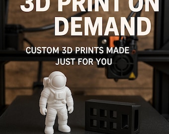 Impresión 3D bajo demanda: prototipos, objetos utilitarios, juguetes antiestrés, etc.