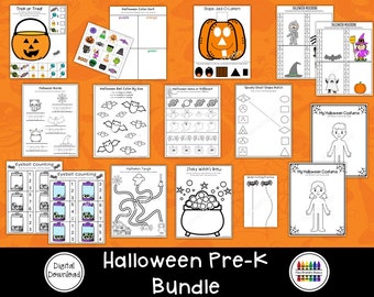 Halloween Worksheet Bundle