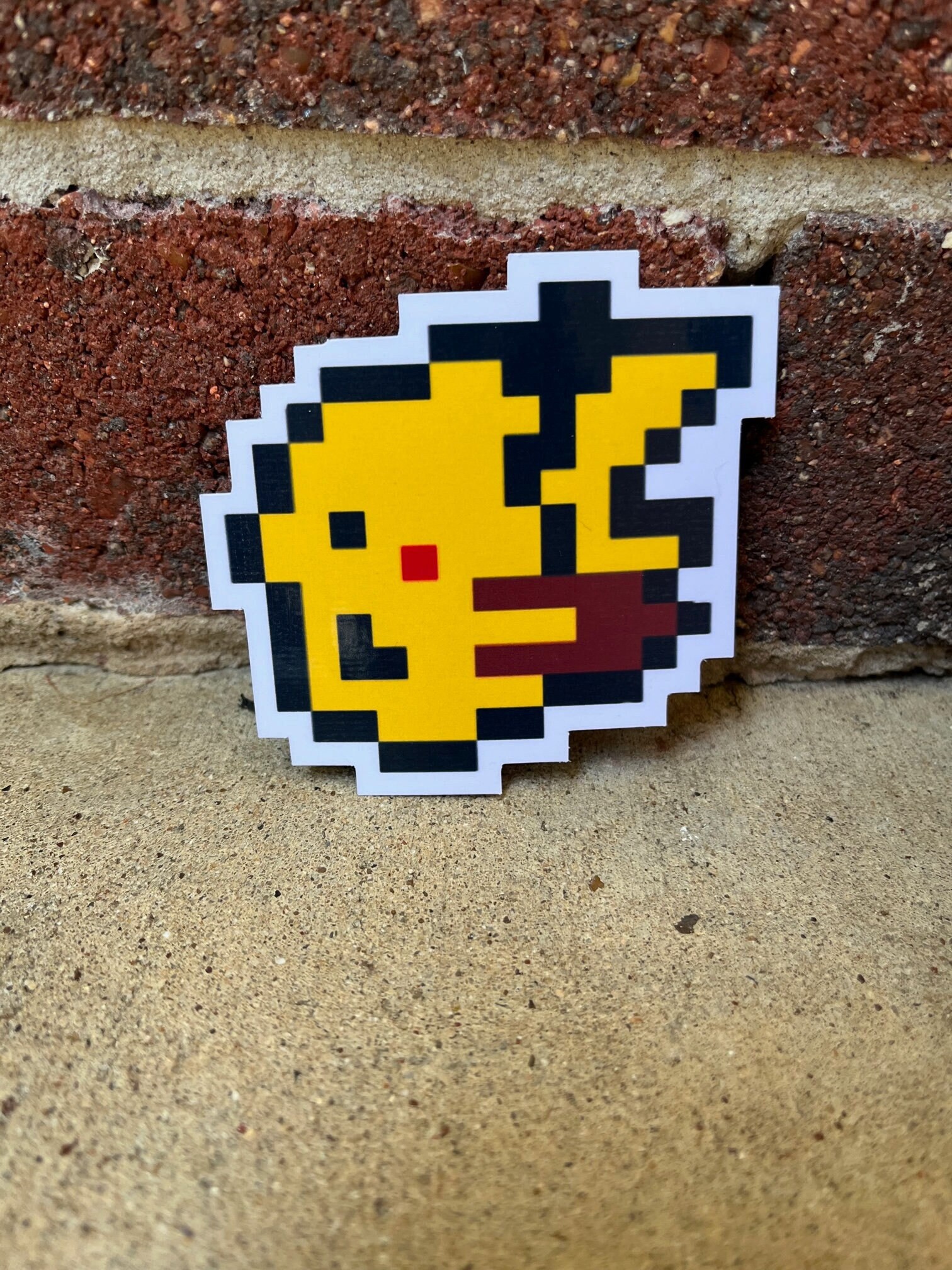 Sleepy Pikachu Pixel Art – BRIK