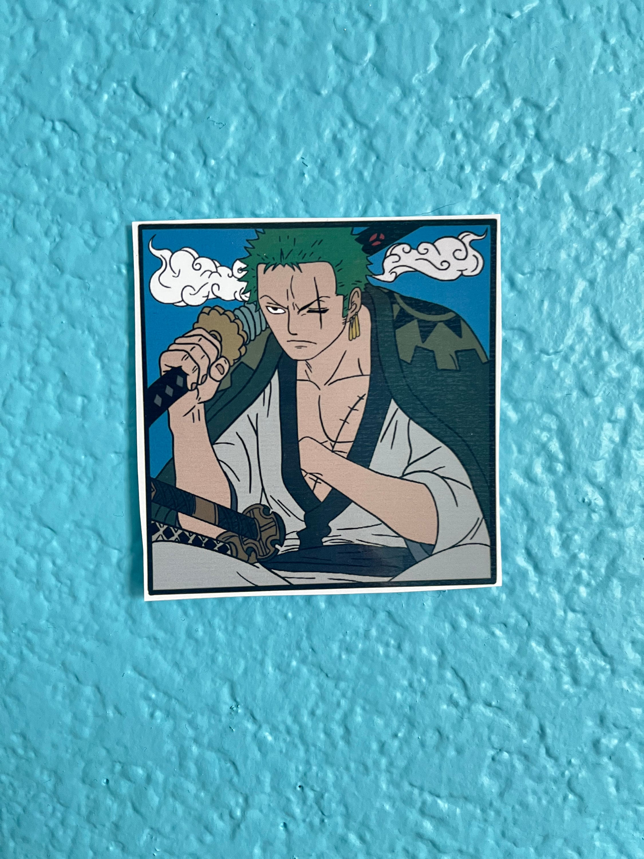 Roronoa Zoro Sticker for Sale by OnePieceStore28