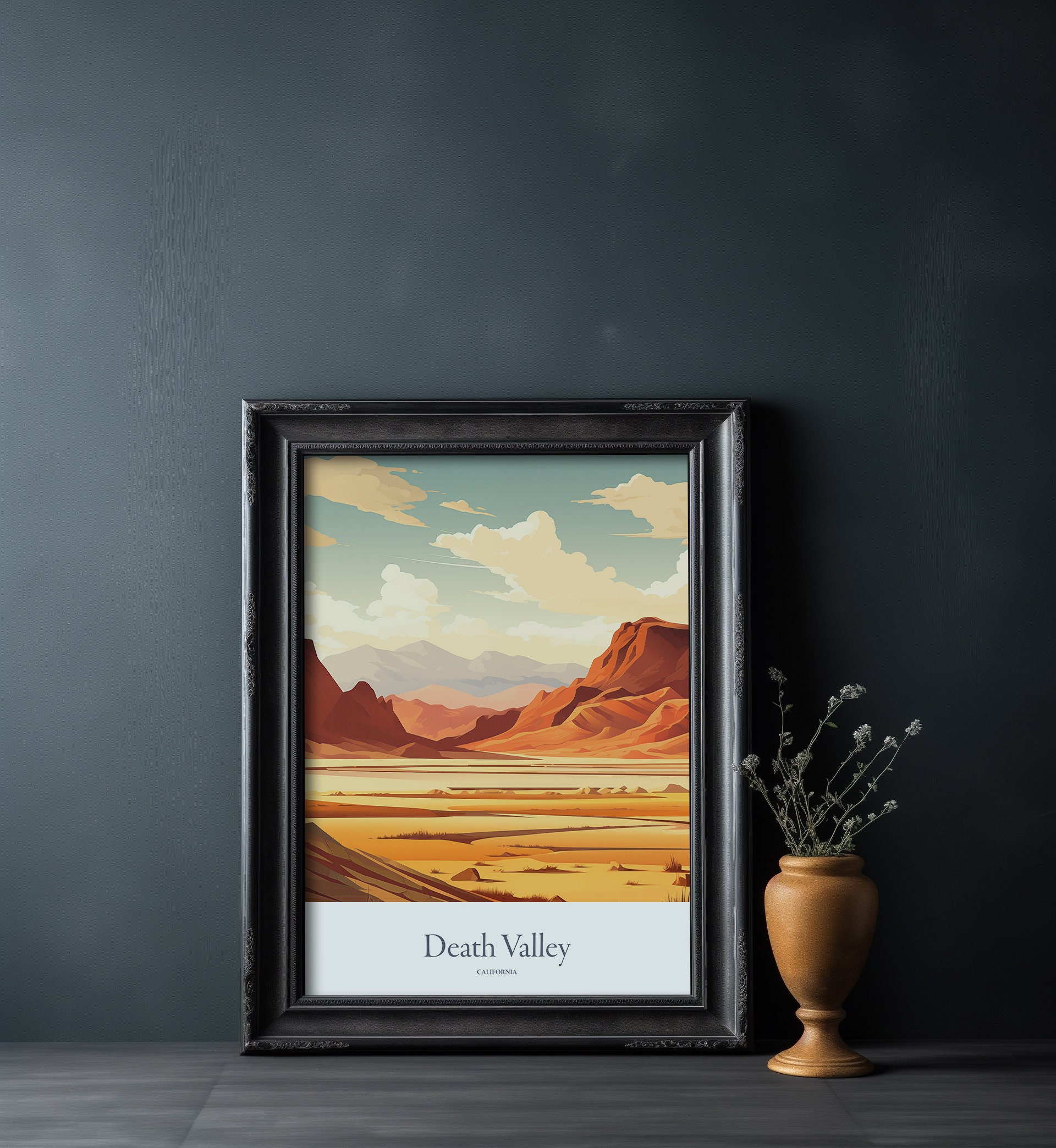 Death Valley Print Death Valley Poster Death Valley Gift California ...