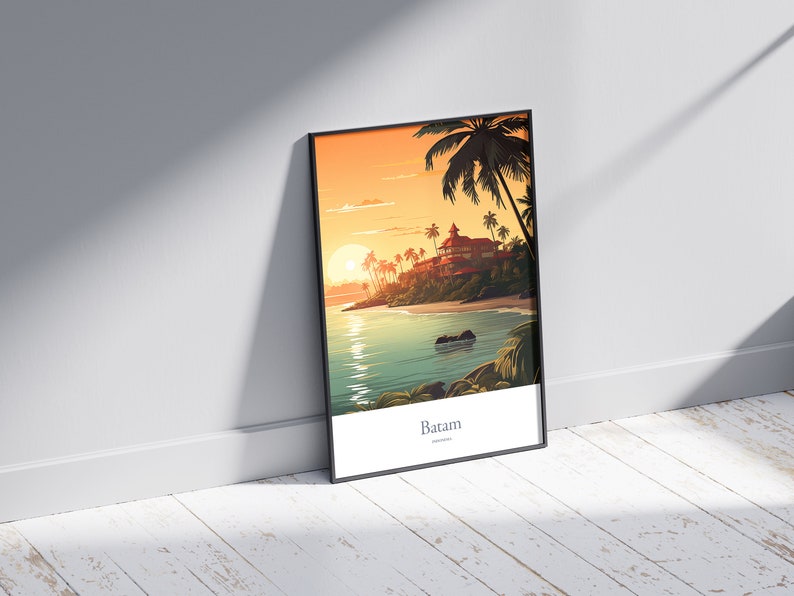 Batam Print Batam Poster Batam Gift Indonesia Souvenir Batam Wall Art