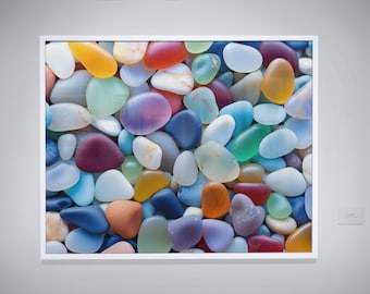 Glass Beach Fort Bragg California Coastal Wall Art Decor | Hi-Res 300dpi | Digital Print