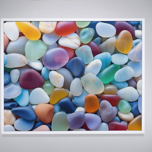 Glass Beach Fort Bragg California Coastal Wall Art Decor | Hi-Res 300dpi | Digital Print