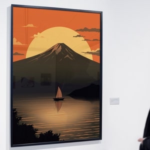 Mount Fuji Wall Art Decor (Set van 5 Prints) | Hoge resolutie 300 dpi | 5 opties om uit te kiezen of gebruik ze alle 5! | Digitale afdrukken