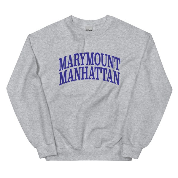 Marymount Manhattan | Crewneck Unisex Sweatshirt | Serif Font
