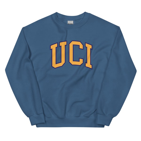 UC Irvine UCI | Crewneck Unisex Sweatshirt | College Font