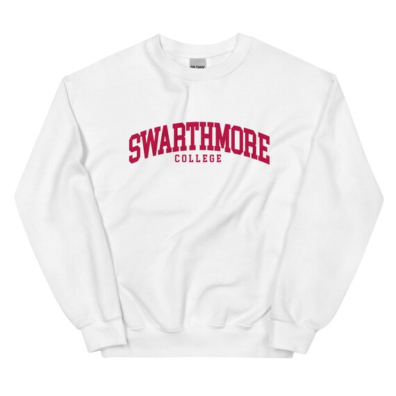 Swarthmore College Crewneck Unisex Sweatshirt College Font Etsy