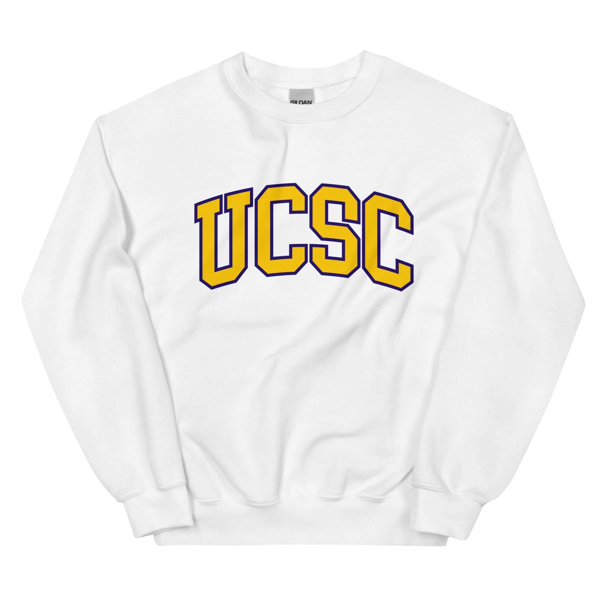 UC Santa Cruz UCSC Crewneck Unisex Sweatshirt College Font Etsy UK