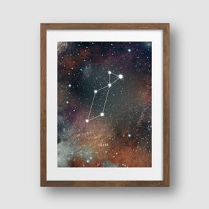 Lyra Konstellation Druck Digitaler Download, Lyra die Harfe Poster Druck für Wanddekoration, Horoskop Wandkunst, Sternenkarte, Horoskop, Astrologie